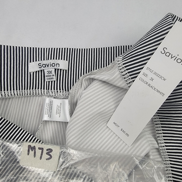 NWT Savion Jack Skellington Nightmare Before Xmas stripe strech Bermuda shorts - Picture 5 of 5